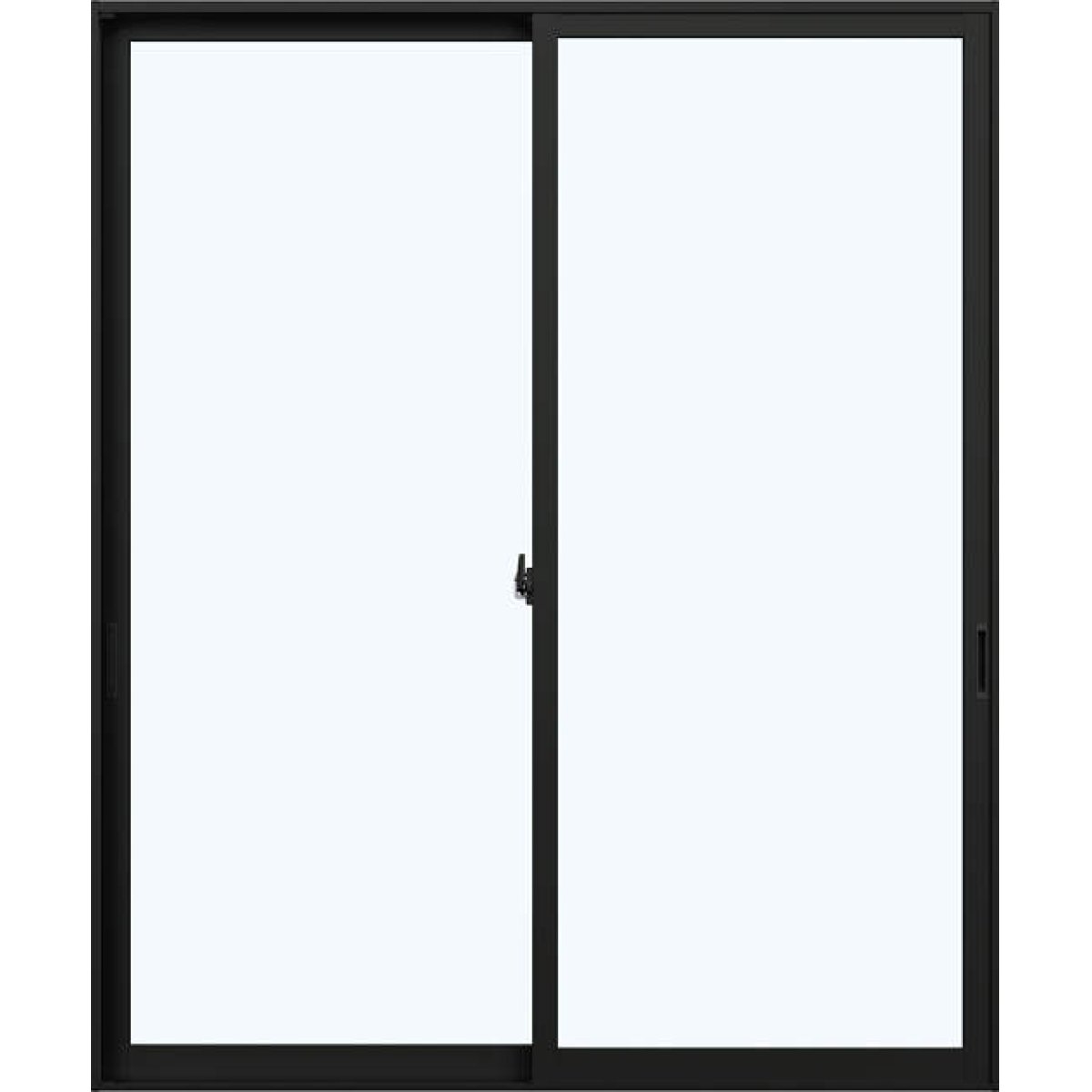 画像3: 【ブラック】 固定ウチリモ2枚建 引違い窓 Low-E複層ガラス ガスなし