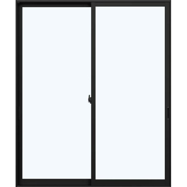 画像3: 【ブラック】 固定ウチリモ2枚建 引違い窓 Low-E複層ガラス ガスなし