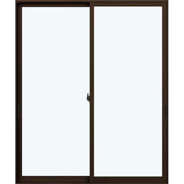 画像3: 【ダークブラウン】 固定ウチリモ2枚建 引違い窓 Low-E複層ガラス ガスなし