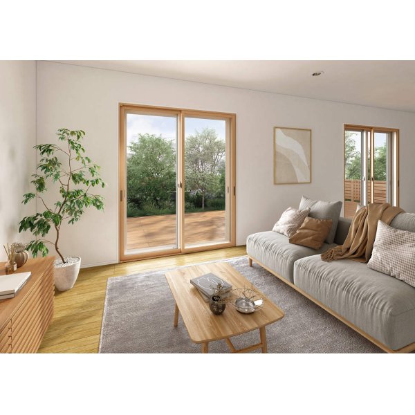 画像4: 【クリア】 固定ウチリモ2枚建 引違い窓 Low-E複層ガラス ガスなし