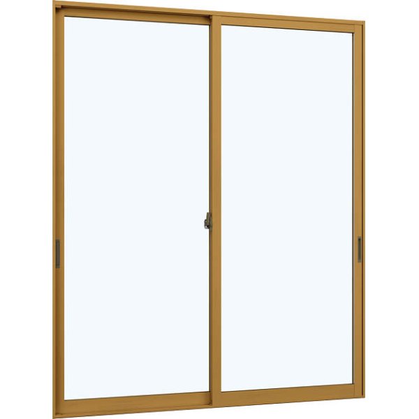 画像2: 【ナチュラル】 固定ウチリモ2枚建 引違い窓 Low-E複層ガラス ガスなし